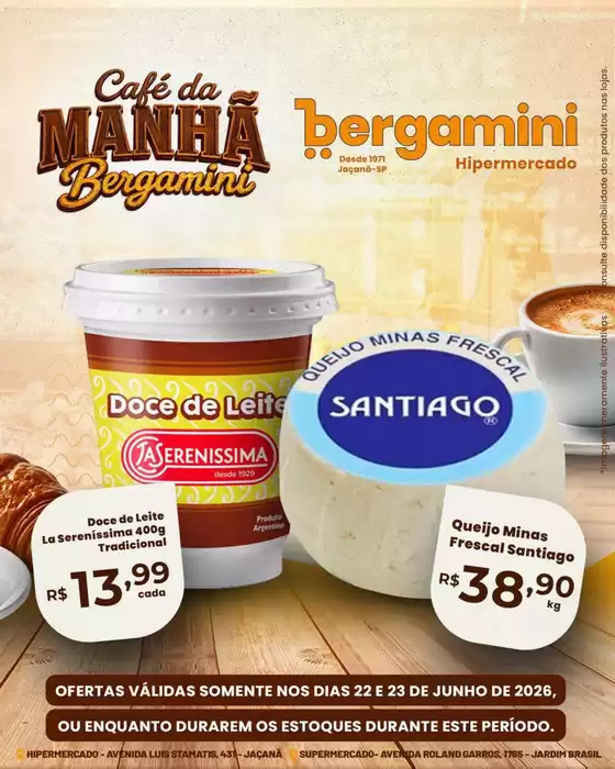 Catálogo Supermercado Bergamini | Ofertas exclusivas | 2026-06-22T00:00:00.000Z - 2026-06-23T00:00:00.000Z