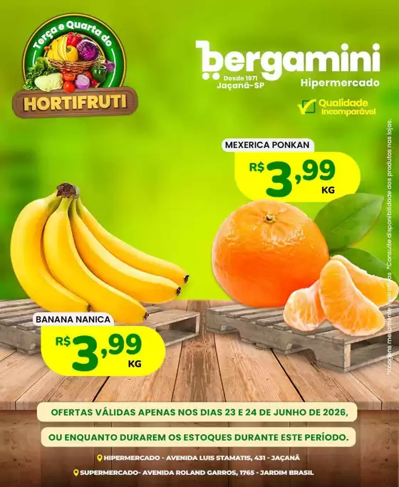 Catálogo Supermercado Bergamini | Encarte Supermercado Bergamini | 2026-06-23T00:00:00.000Z - 2026-06-24T00:00:00.000Z