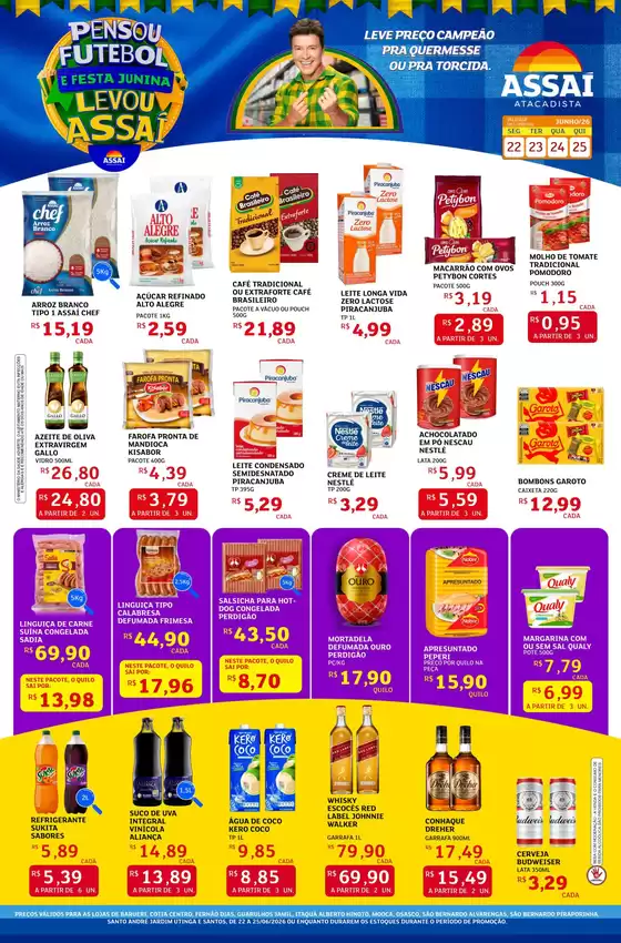 Catálogo Assaí Atacadista | Encarte Assaí Atacadista 47401-705 | 2026-06-23T00:00:00.000Z - 2026-06-25T00:00:00.000Z