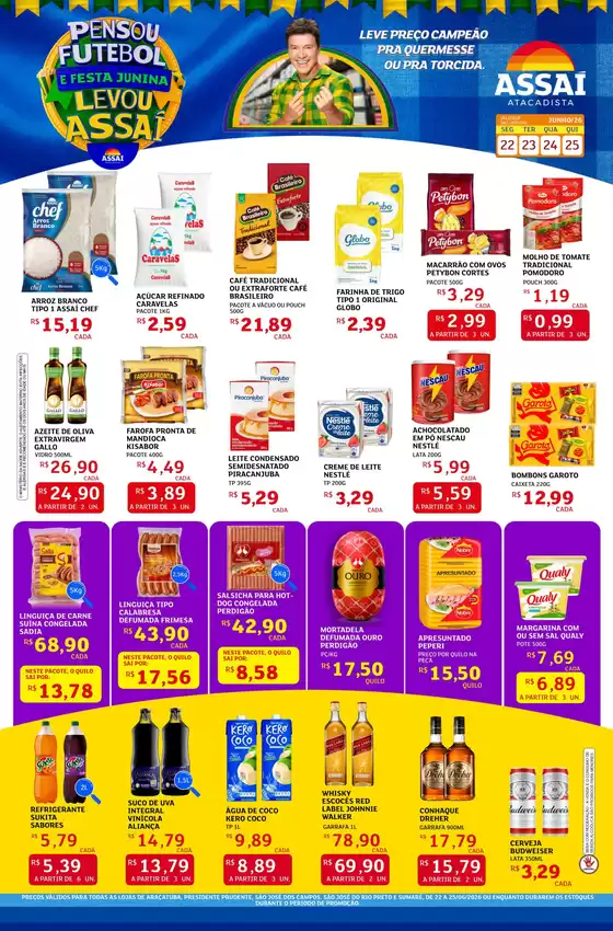 Catálogo Assaí Atacadista | Encarte Assaí Atacadista 48580-735 | 2026-06-23T00:00:00.000Z - 2026-06-25T00:00:00.000Z