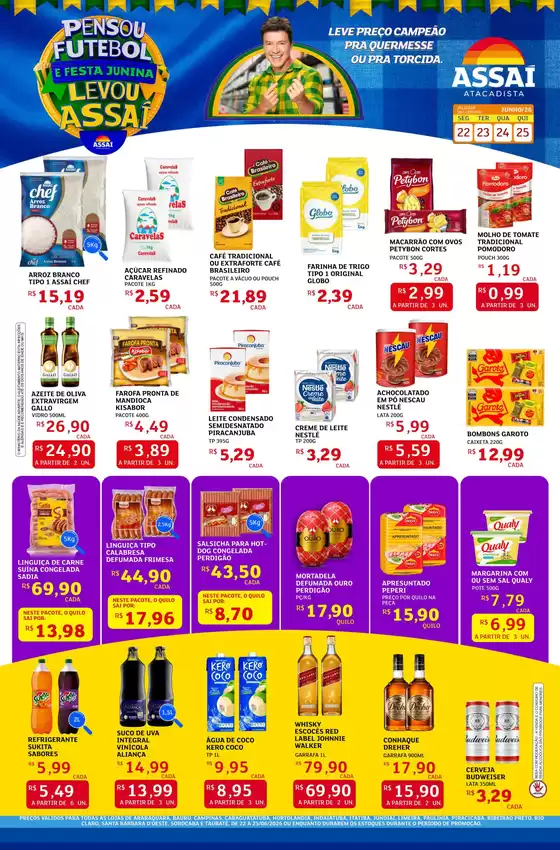Catálogo Assaí Atacadista | Encarte Assaí Atacadista 48580-736 | 2026-06-23T00:00:00.000Z - 2026-06-25T00:00:00.000Z