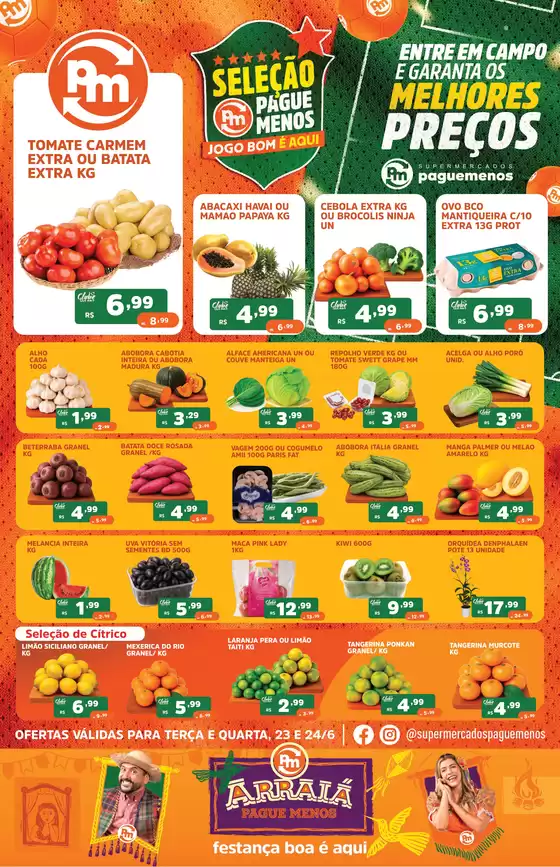 Catálogo Supermercados Pague Menos | Ofertas pague menos fds 23 a 24 jun | 2026-06-23T00:00:00.000Z - 2026-06-24T00:00:00.000Z