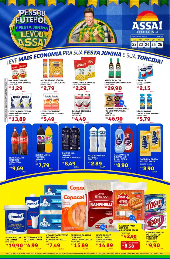 Catálogo Assaí Atacadista | Encarte Assaí Atacadista 48089 | 2026-06-23T00:00:00.000Z - 2026-06-26T00:00:00.000Z