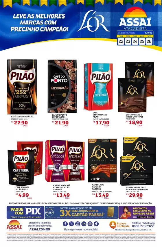 Catálogo Assaí Atacadista | Encarte Assaí Atacadista 48053-226 | 2026-06-23T00:00:00.000Z - 2026-06-26T00:00:00.000Z