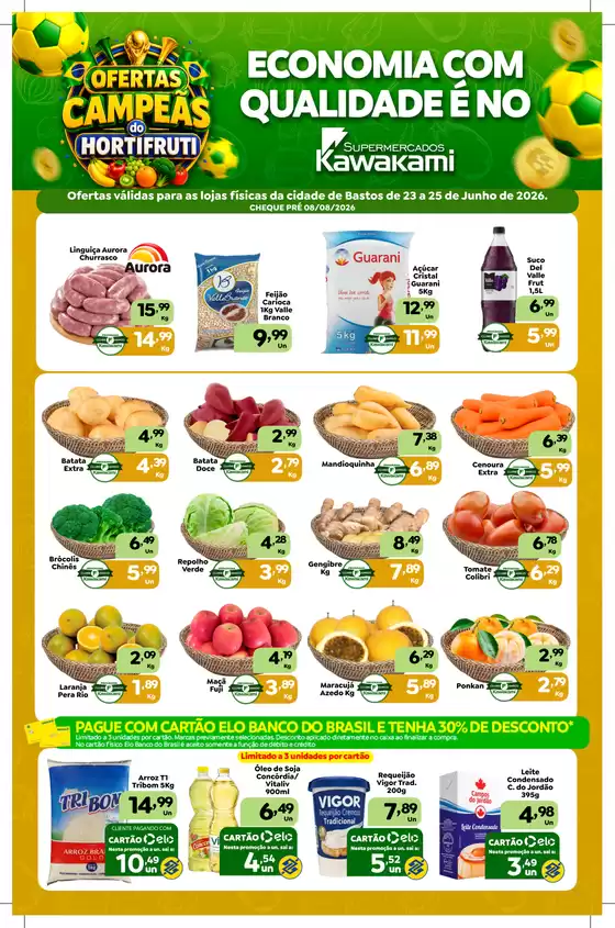 Catálogo Supermercados Kawakami | Ofertas - Bastos | 2026-06-23T00:00:00.000Z - 2026-06-25T00:00:00.000Z