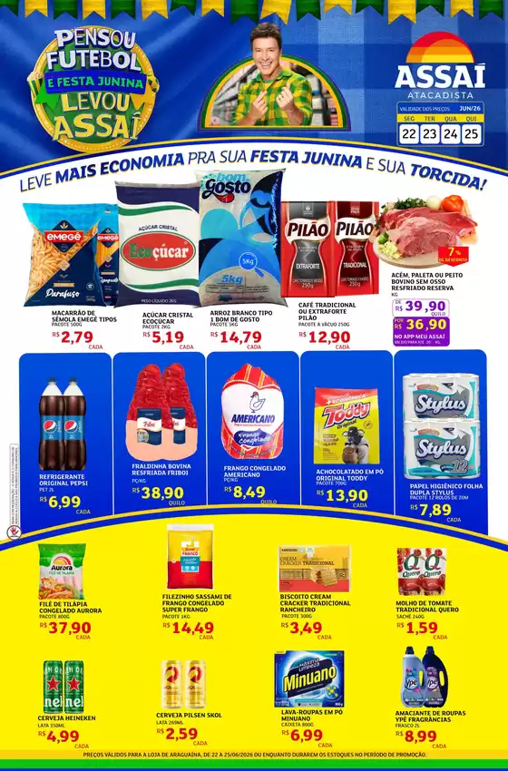 Catálogo Assaí Atacadista | Encarte Assaí Atacadista 48300-813 | 2026-06-23T00:00:00.000Z - 2026-06-25T00:00:00.000Z