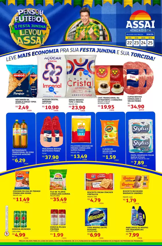 Catálogo Assaí Atacadista | Encarte Assaí Atacadista 48300-822 | 2026-06-23T00:00:00.000Z - 2026-06-25T00:00:00.000Z