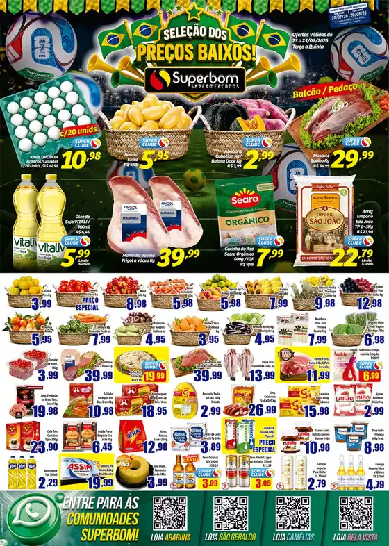 Catálogo Superbom Supermercados | Ofertas e promoções atuais | 2026-06-23T00:00:00.000Z - 2026-06-25T00:00:00.000Z