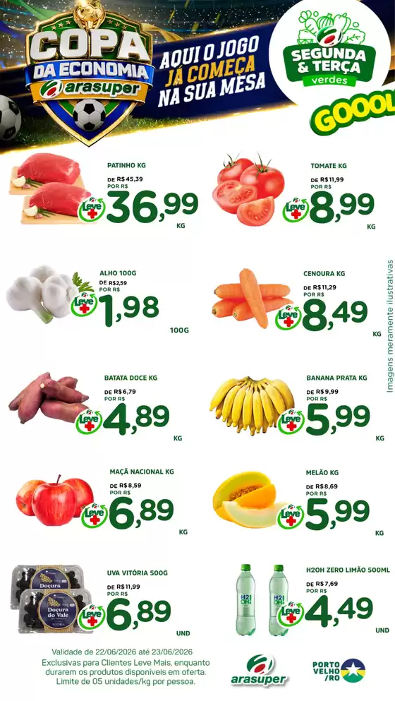 Catálogo Araújo Supermercados | Ofertas especiais para você | 2026-06-22T00:00:00.000Z - 2026-06-23T00:00:00.000Z