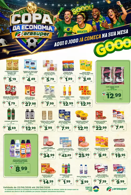 Catálogo Araújo Supermercados | Melhores ofertas e descontos | 2026-06-22T00:00:00.000Z - 2026-06-28T00:00:00.000Z