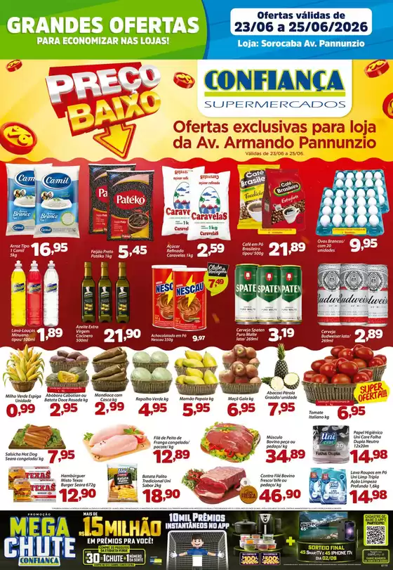 Catálogo Confiança Supermercados | Tabloide sorocaba1 2306 2026 WPP | 2026-06-23T00:00:00.000Z - 2026-06-25T00:00:00.000Z