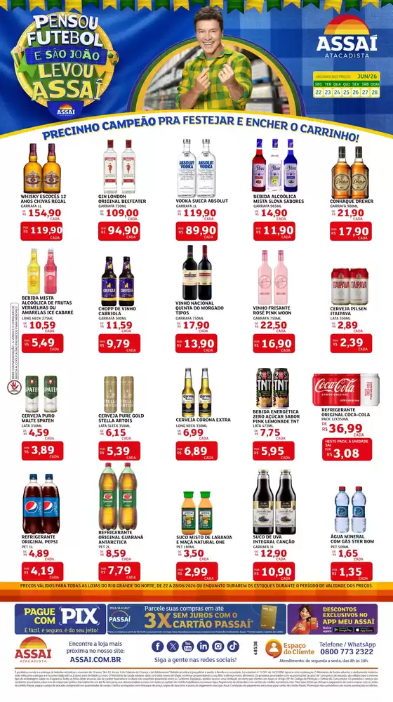 Catálogo Assaí Atacadista | Encarte Assaí Atacadista 48538-564 | 2026-06-23T00:00:00.000Z - 2026-06-28T00:00:00.000Z