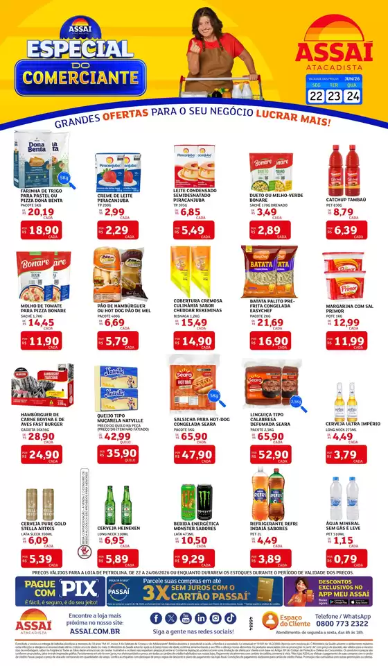 Catálogo Assaí Atacadista | Encarte Assaí Atacadista 48337-29 | 2026-06-23T00:00:00.000Z - 2026-06-24T00:00:00.000Z