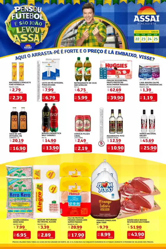 Catálogo Assaí Atacadista | Encarte Assaí Atacadista 48139-564 | 2026-06-23T00:00:00.000Z - 2026-06-25T00:00:00.000Z