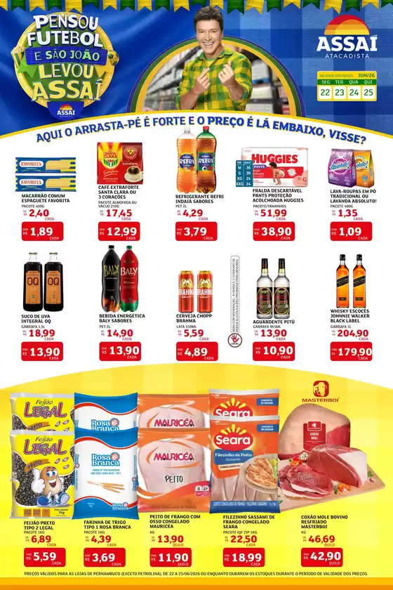 Catálogo Assaí Atacadista | Encarte Assaí Atacadista 48139-563 | 2026-06-23T00:00:00.000Z - 2026-06-25T00:00:00.000Z