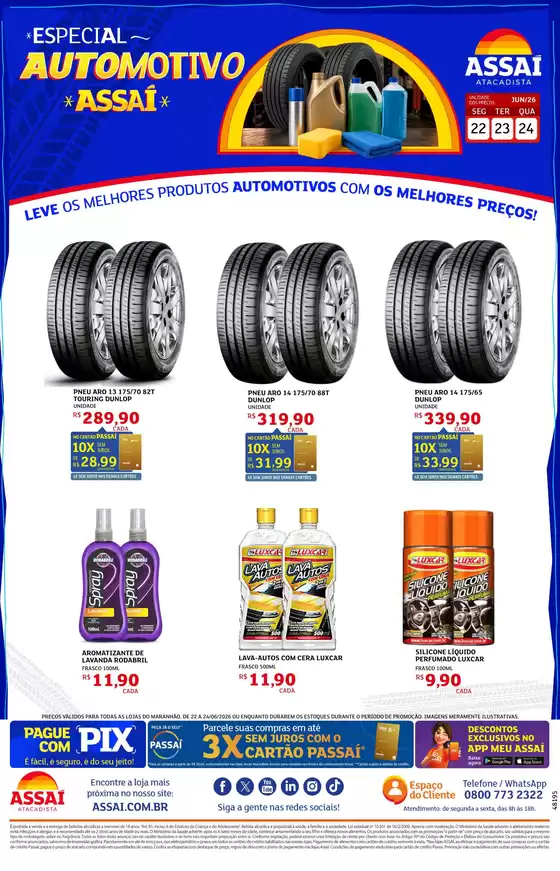 Catálogo Assaí Atacadista | Encarte Assaí Atacadista 48195-357 | 2026-06-23T00:00:00.000Z - 2026-06-24T00:00:00.000Z