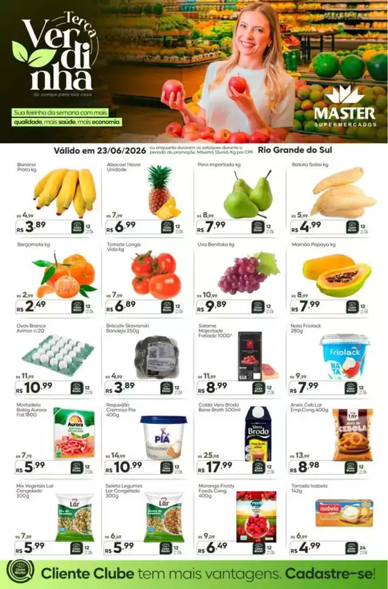 Catálogo Master Supermercados | Terca verdinha | 2026-06-23T00:00:00.000Z - 2026-06-23T00:00:00.000Z