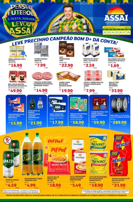 Catálogo Assaí Atacadista | Encarte Assaí Atacadista 48422-712 | 2026-06-23T00:00:00.000Z - 2026-06-28T00:00:00.000Z