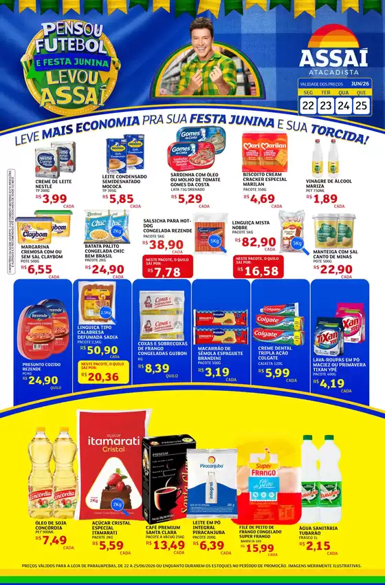 Catálogo Assaí Atacadista | Encarte Assaí Atacadista 48274-64 | 2026-06-23T00:00:00.000Z - 2026-06-25T00:00:00.000Z