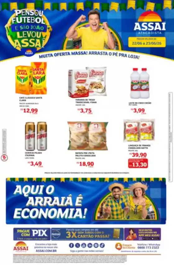 Catálogo Assaí Atacadista | Encarte Assaí Atacadista 166805-569 | 2026-06-23T00:00:00.000Z - 2026-06-23T00:00:00.000Z