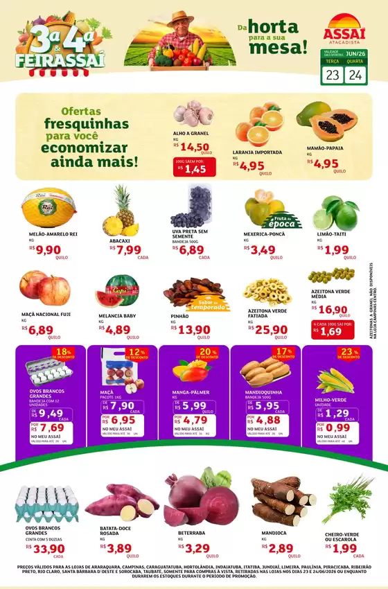 Catálogo Assaí Atacadista | Encarte Assaí Atacadista 48560-737 | 2026-06-23T00:00:00.000Z - 2026-06-24T00:00:00.000Z