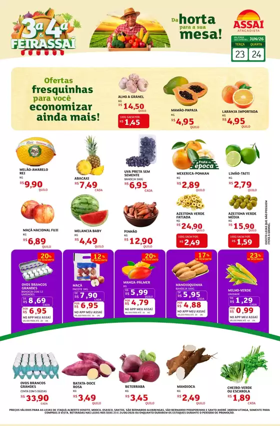 Catálogo Assaí Atacadista | Encarte Assaí Atacadista 47414-809 | 2026-06-23T00:00:00.000Z - 2026-06-24T00:00:00.000Z