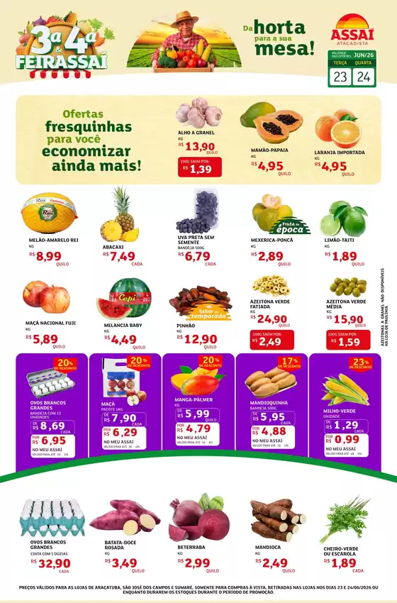 Catálogo Assaí Atacadista | Encarte Assaí Atacadista 48560-738 | 2026-06-23T00:00:00.000Z - 2026-06-24T00:00:00.000Z
