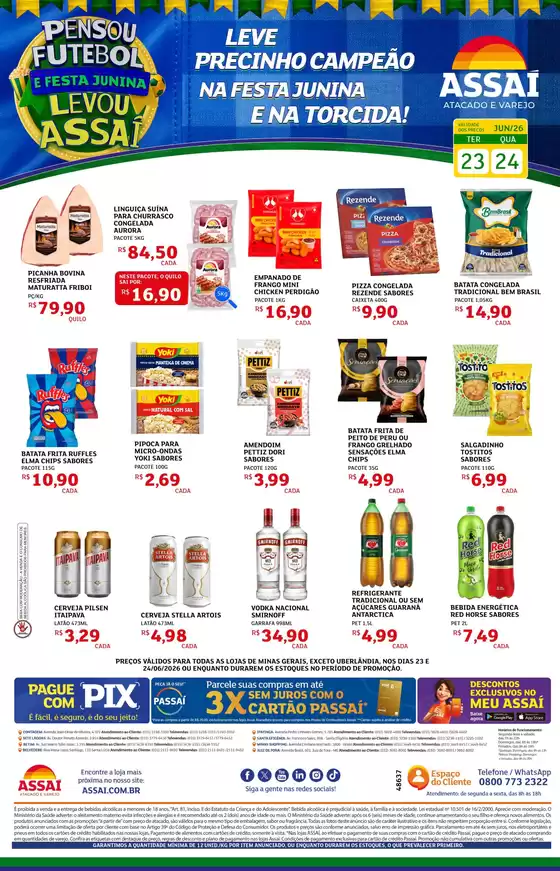 Catálogo Assaí Atacadista | Encarte Assaí Atacadista 48637-676 | 2026-06-23T00:00:00.000Z - 2026-06-24T00:00:00.000Z