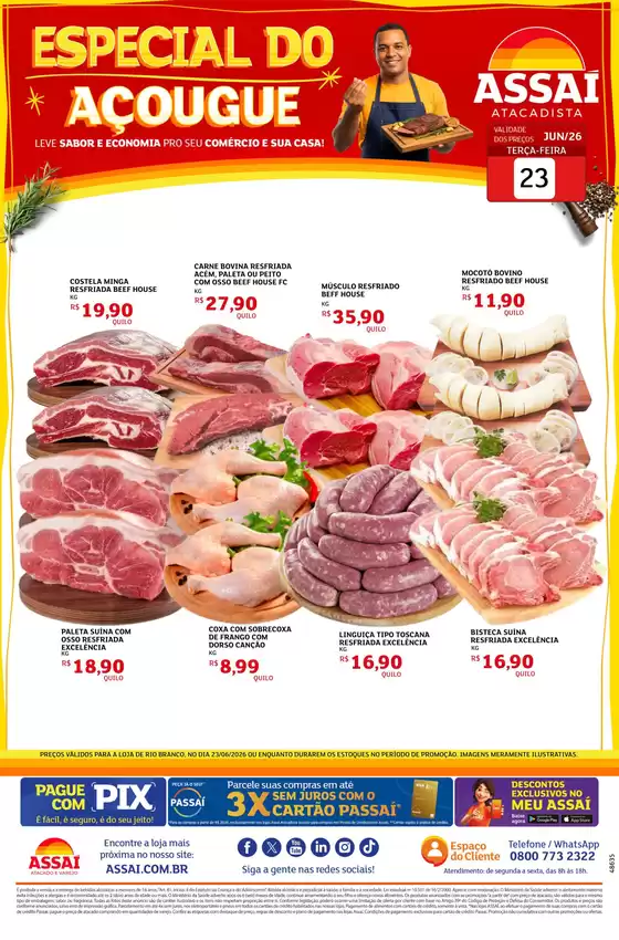 Catálogo Assaí Atacadista | Encarte Assaí Atacadista 48635-40 | 2026-06-23T00:00:00.000Z - 2026-06-23T00:00:00.000Z
