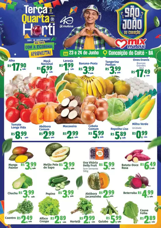 Catálogo Supermercados Mateus | Terça e Quarta do Hort | 2026-06-23T00:00:00.000Z - 2026-06-24T00:00:00.000Z