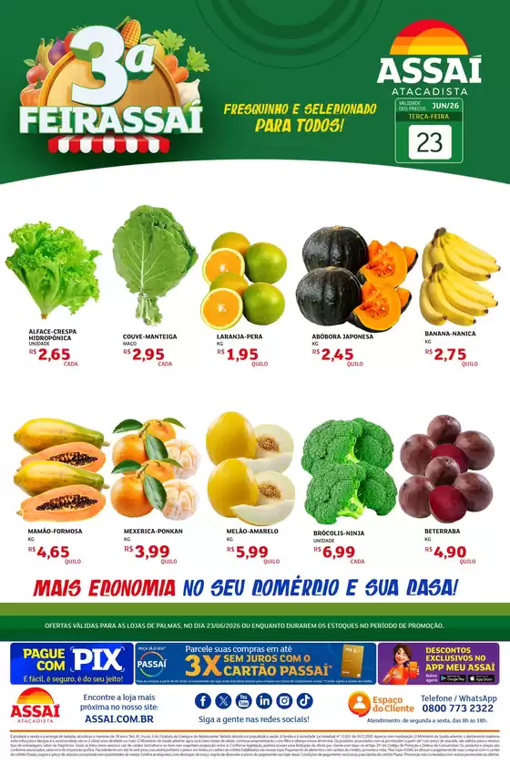Catálogo Assaí Atacadista | Encarte Assaí Atacadista 48675-115 | 2026-06-23T00:00:00.000Z - 2026-06-23T00:00:00.000Z