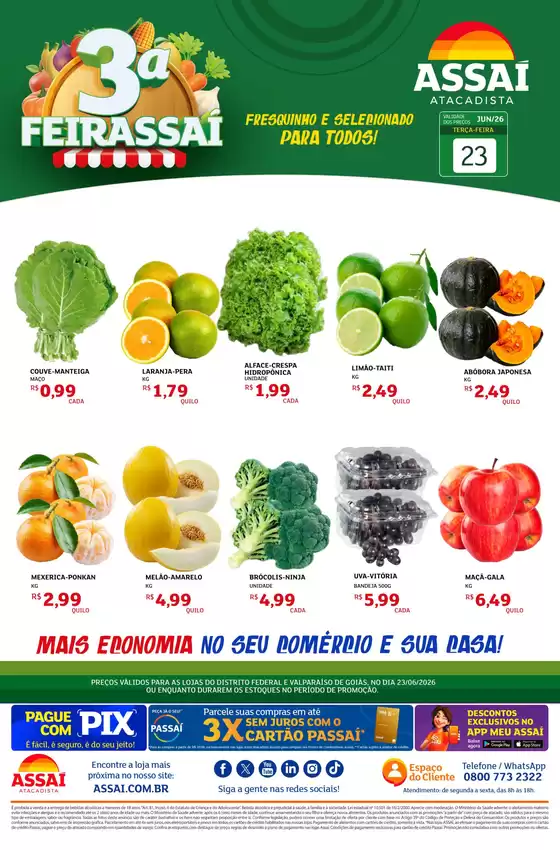 Catálogo Assaí Atacadista | Encarte Assaí Atacadista 48673-362 | 2026-06-23T00:00:00.000Z - 2026-06-23T00:00:00.000Z