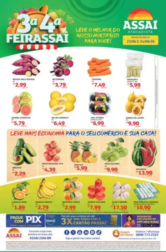 Catálogo Assaí Atacadista em Flexeiras | Encarte Assaí Atacadista 166846-513 | 2026-06-23T00:00:00.000Z - 2026-06-24T00:00:00.000Z