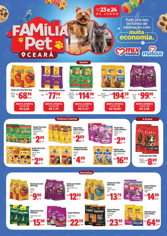 Catálogo Supermercados Mateus | Familia Pet | 2026-06-23T00:00:00.000Z - 2026-06-24T00:00:00.000Z