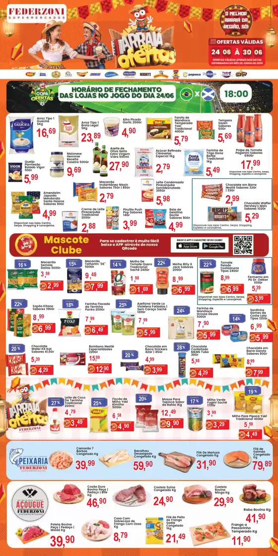 Catálogo Federzoni Supermercados | ARRAIA DO OFERTAS | 2026-06-24T00:00:00.000Z - 2026-06-30T00:00:00.000Z