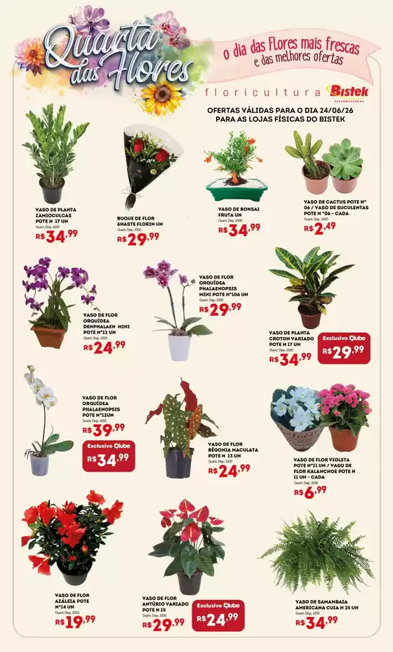 Catálogo Bistek Supermercados | Encarte Bistek Supermercados | 2026-06-24T00:00:00.000Z - 2026-06-24T00:00:00.000Z