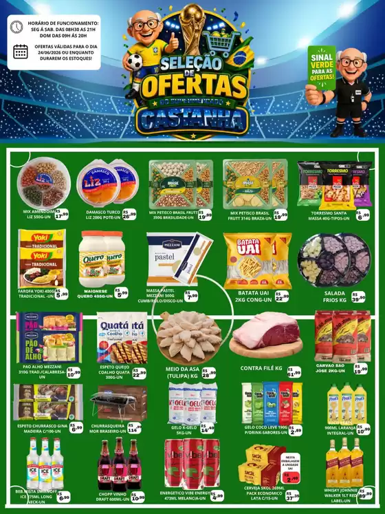 Catálogo Supermercado Castanha | Encarte Supermercado Castanha | 2026-06-24T00:00:00.000Z - 2026-06-24T00:00:00.000Z