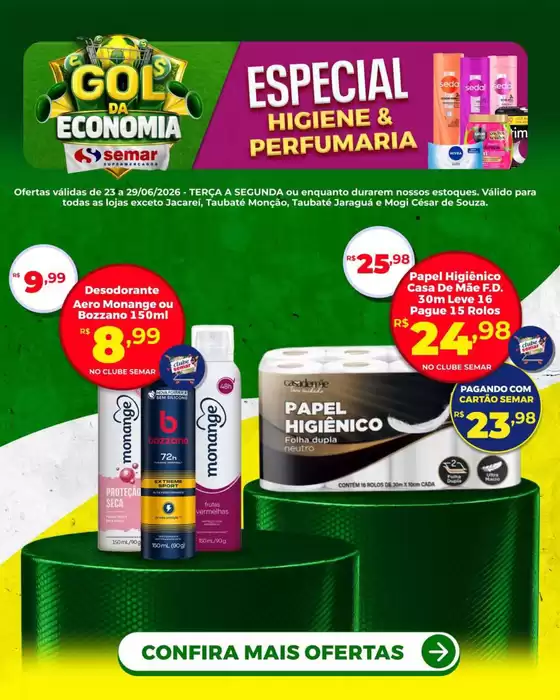 Catálogo Semar Supermercado | Grandes descontos em produtos selecionados | 2026-06-23T00:00:00.000Z - 2026-06-29T00:00:00.000Z