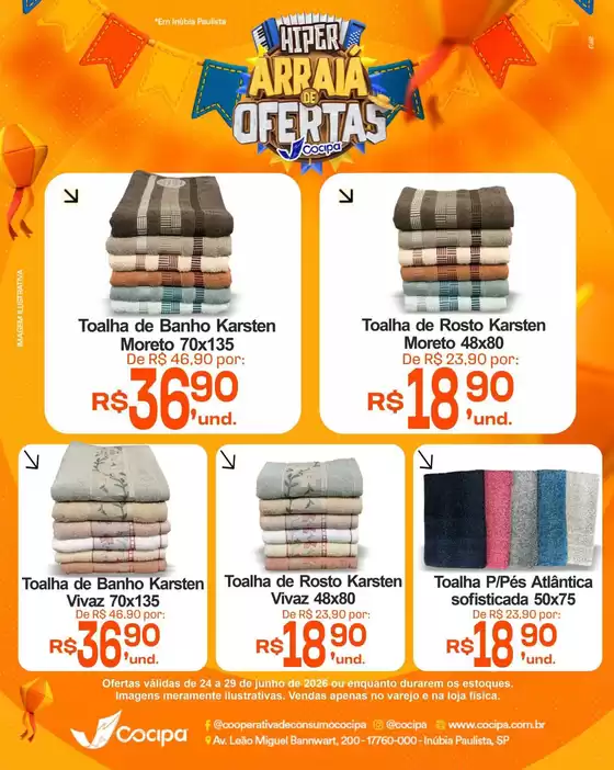Catálogo Cocipa | Ofertas especiais atraentes para todos | 2026-06-24T00:00:00.000Z - 2026-06-29T00:00:00.000Z