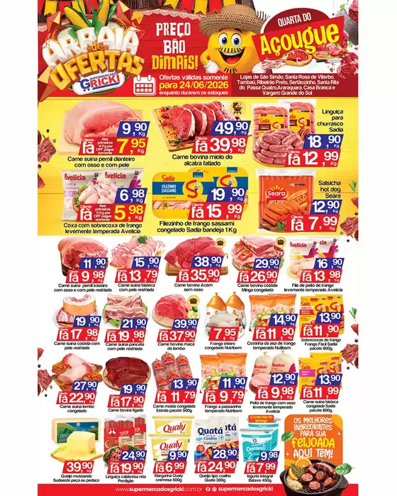 Catálogo Supermercados Gricki | Encarte Supermercados Gricki | 2026-06-24T00:00:00.000Z - 2026-06-24T00:00:00.000Z