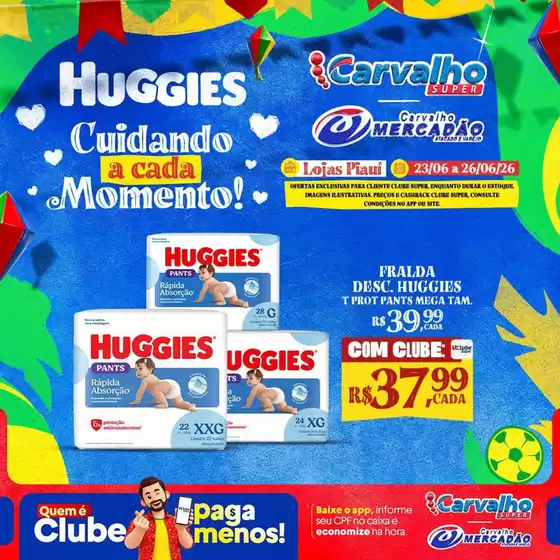 Catálogo Carvalho Supermercado | Ótima oferta para todos os clientes | 2026-06-23T00:00:00.000Z - 2026-06-26T00:00:00.000Z