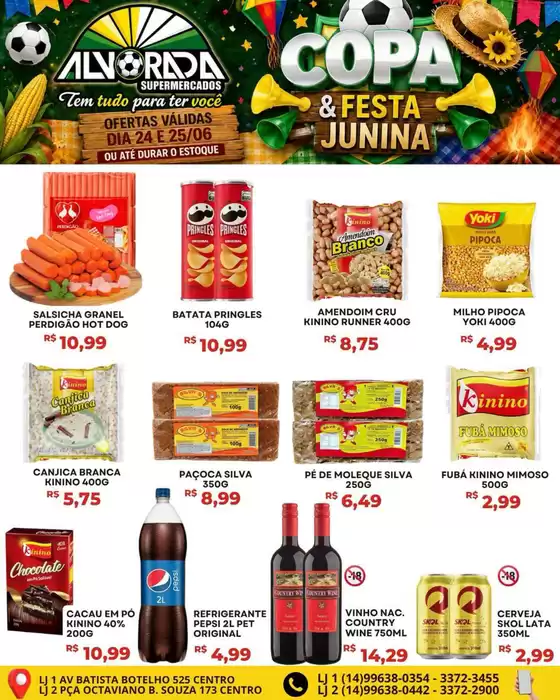 Catálogo Alvorada Supermercados | Descubra ofertas atraentes | 2026-06-24T00:00:00.000Z - 2026-06-25T00:00:00.000Z