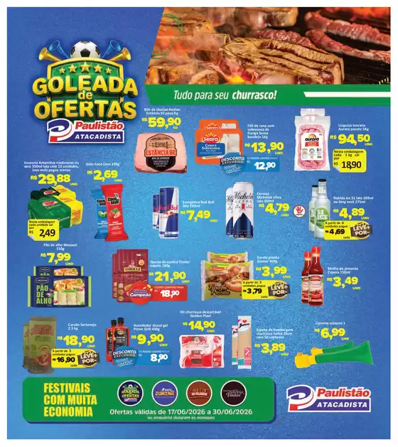 Catálogo Paulistão Atacadista | Ofertas e promoções atuais | 2026-06-17T00:00:00.000Z - 2026-06-30T00:00:00.000Z