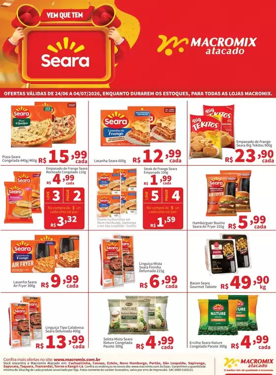 Catálogo Macromix Atacado | Ofertas especiais atraentes para todos | 2026-06-24T00:00:00.000Z - 2026-07-04T00:00:00.000Z