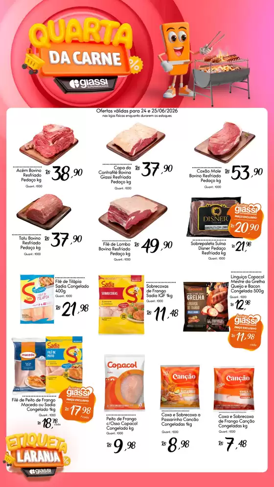 Catálogo Giassi Supermercados | Encarte Giassi Supermercados | 2026-06-24T00:00:00.000Z - 2026-06-25T00:00:00.000Z