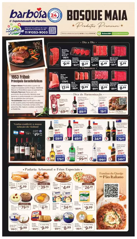 Catálogo Barbosa Supermercados | Ofertas Exclusivas Para A Loja Bosque Maia | 2026-06-24T00:00:00.000Z - 2026-06-30T00:00:00.000Z