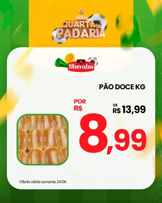 Catálogo Uberaba Supermercados | Quarta Da Padaria | 2026-06-24T00:00:00.000Z - 2026-06-24T00:00:00.000Z