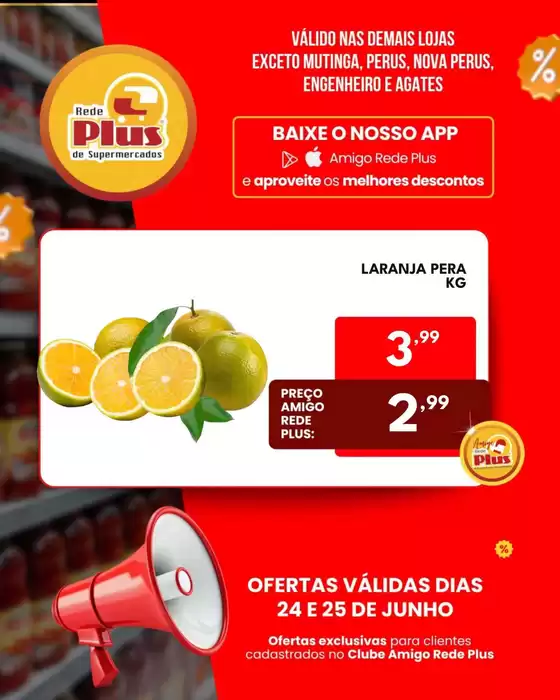Catálogo Rede Plus Supermercados | Melhores ofertas para todos os clientes | 2026-06-24T00:00:00.000Z - 2026-06-25T00:00:00.000Z