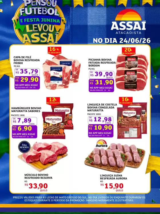 Catálogo Assaí Atacadista | Encarte Assaí Atacadista 48697 | 2026-06-24T00:00:00.000Z - 2026-06-24T00:00:00.000Z