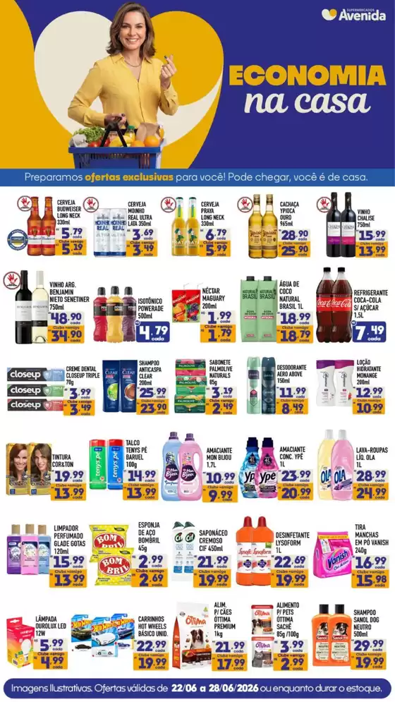 Catálogo Supermercados Avenida | Descubra ofertas atraentes | 2026-06-22T00:00:00.000Z - 2026-06-28T00:00:00.000Z